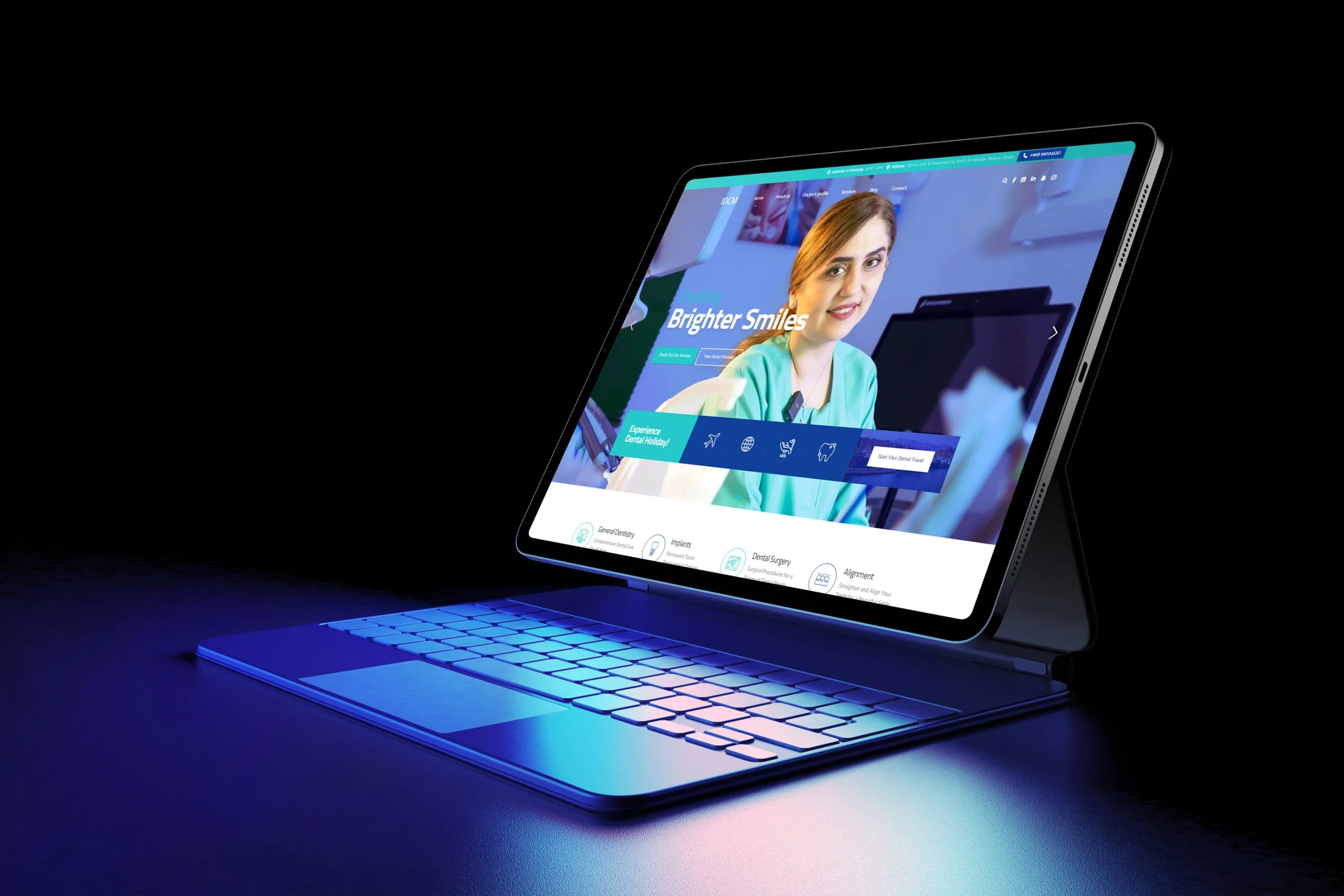 Website Design — Iranian Dental Center — HiT Land Case Study