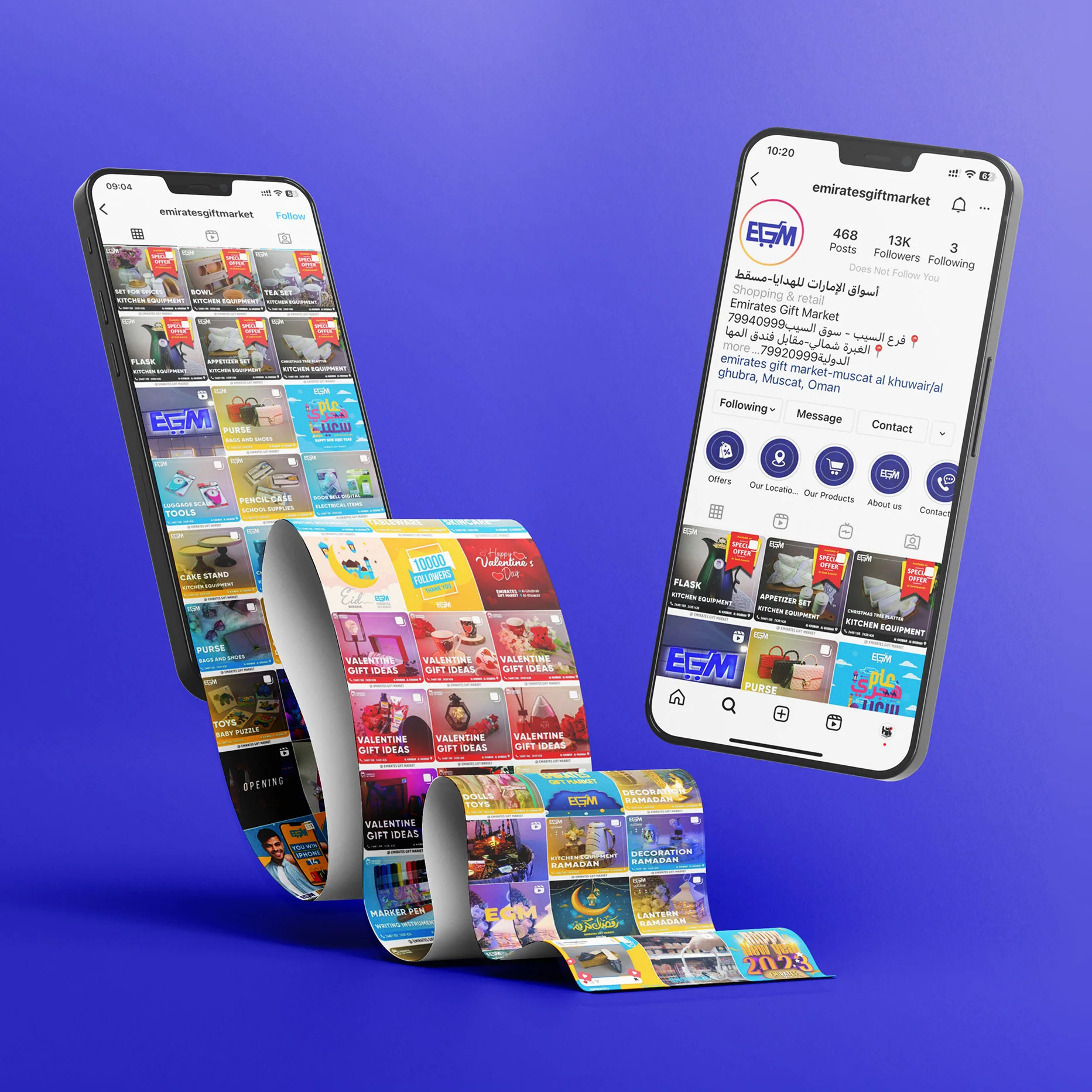 Instagram Content Marketing — Emirates Gift Market